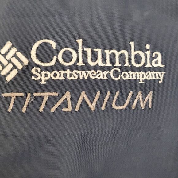 Columbia TITANIUM Jacket Waterproof OmniTech Snowboard Ski Shell Blue Women's L - Picture 9 of 16